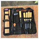 (9)-piece carving chisel set