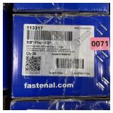 Case of assorted hardware; see photos for sizes an