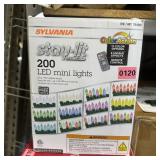 Sylvania 200-count LED mini light set; approx. 65-