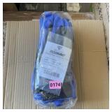 12 pairs industrial work gloves, large