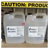 Two 128 fl oz hand cleaner gels, 80% alcohol