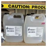 Two 128 fl oz hand cleaner gels, 80% alcohol