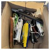 Assortment of electric kitchen knives and