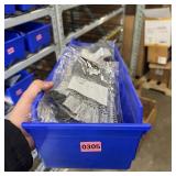 Bin with assorted items and hardware (See photos)