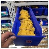 Bin with assorted items and hardware (See photos)