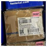 Case of assorted hardware; see photos for sizes an