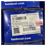 Case of assorted hardware; see photos for sizes an