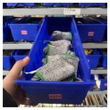 Bin with assorted items and hardware (See photos)