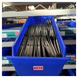 Bin with assorted items and hardware (See photos)