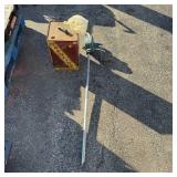 Cast aluminum 55-gallon barrel pump approx. 4 ft