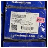 Case of assorted hardware; see photos for sizes an