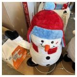 36' Lighted snowman Christmas decoration