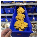 Bin with assorted items and hardware (See photos)