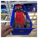 Bin with assorted items and hardware (See photos)