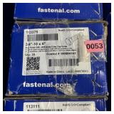 Case of assorted hardware; see photos for sizes an