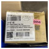 Case of assorted hardware; see photos for sizes an