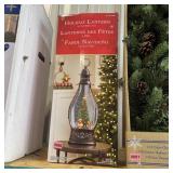 Holiday lantern with LED lights; store return; not