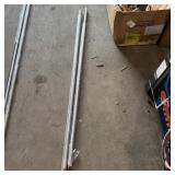Decorative stainless steel pole, approx. 59' long
