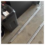 Decorative stainless steel pole, approx. 59' long