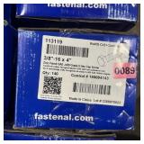 Case of assorted hardware; see photos for sizes an