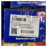 Case of assorted hardware; see photos for sizes an