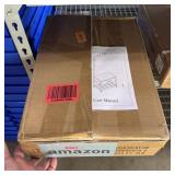 Disassembled hall tree with drawer, shoe bench,