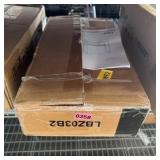 Disassembled small end table / side table, white,