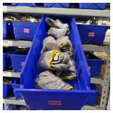 Bin with assorted items and hardware (See photos)