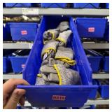 Bin with assorted items and hardware (See photos)