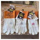 3 pairs Alpha TIG welding gloves, medium