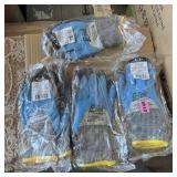 4 pairs G-Tek poly-core gloves with latex