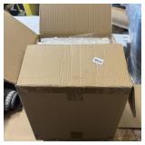 100 plastic shield face masks; complete units