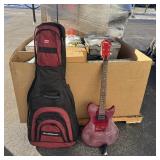 Roadrunner guitar case with LYON by Washburn