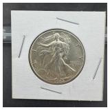 1945 Walking Liberty Half Dollar, 90% Silver Coin