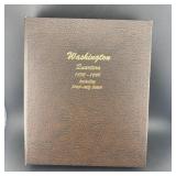 Washington Silver Quarter Set In Album Covering 19