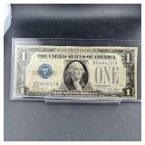 1928A $1 Silver Certificate 'Funnyback' Note, Se