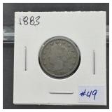 1883 Liberty Nickel - 1st of Series