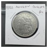 1882 Morgan Silver Dollar, Brilliant Uncirculated