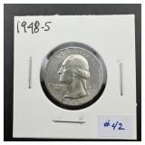 1948-S Uncirculated Washington Silver Quarter