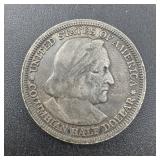 1893 Columbian Exposition Silver Commemorative Hal