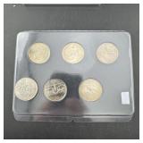 Eight uncirculated US State Qtrs. - 5 of 2007 & 3