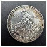 1985 Engelhard 'The American Prospector' .999 Tr