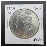 1879-O Morgan Silver Dollar, Higher Grade