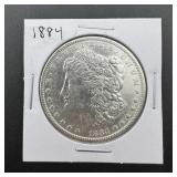 1884 Morgan Silver Dollar, Higher Grade