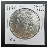 1885 Morgan Silver Dollar, Higher Grade