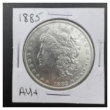 1885 Morgan Silver Dollar, Higher Grade