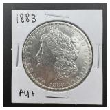 1883 Morgan Silver Dollar, Higher Grade