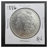1886 Morgan Silver Dollar, Higher Grade