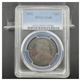 1829 Capped Bust Silver Half Dollar NGC VG08