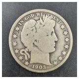 1903-O Berber Half Dollar - 90% Silver